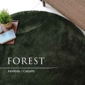Зелёный ковёр с ворсом JumKids Sweet Forest