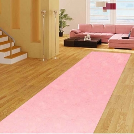 Розовая ковровая дорожка с высоким ворсом JumKids